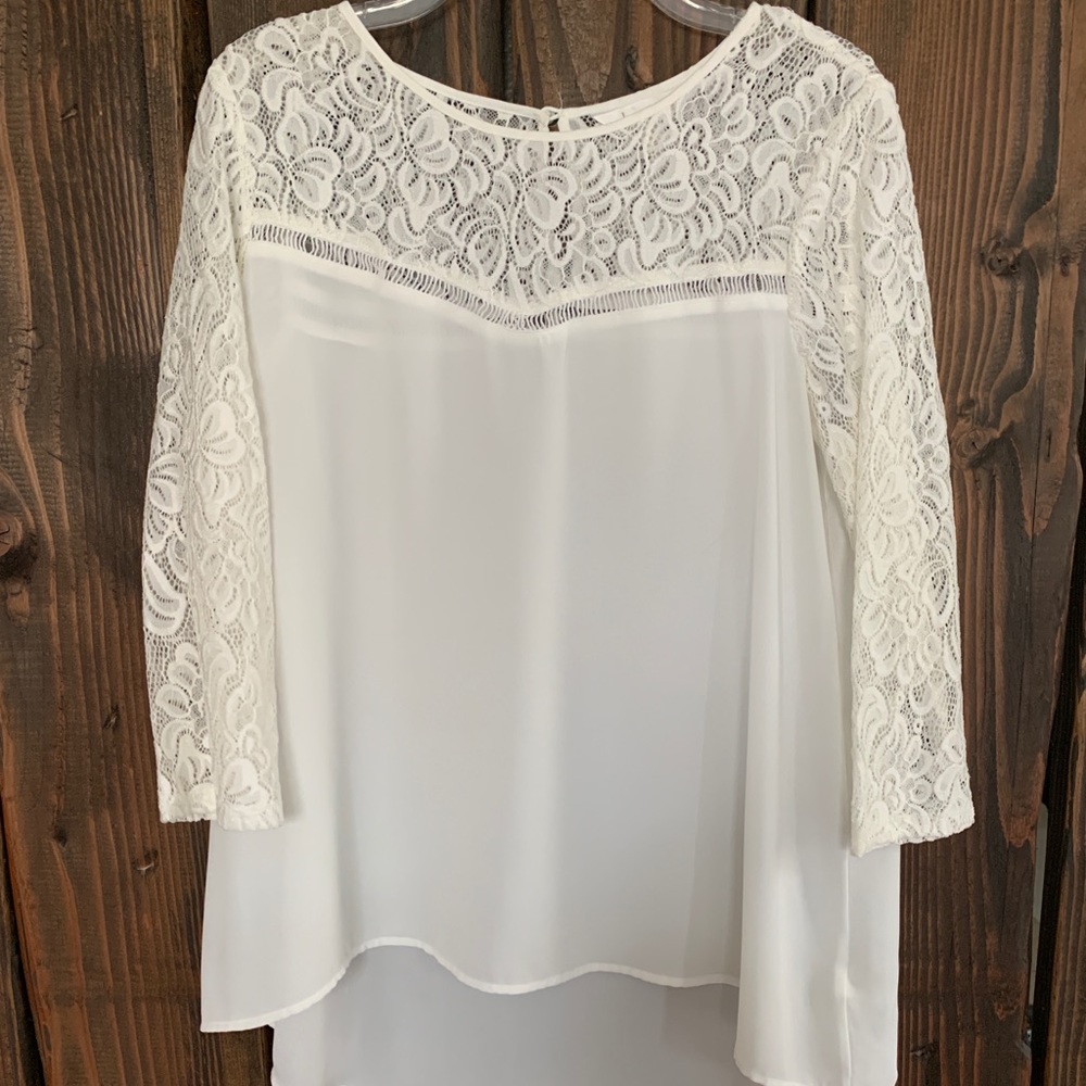 White Lace Blouse